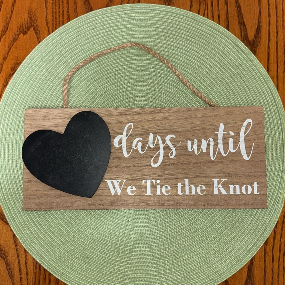 Wedding Countdown door decor